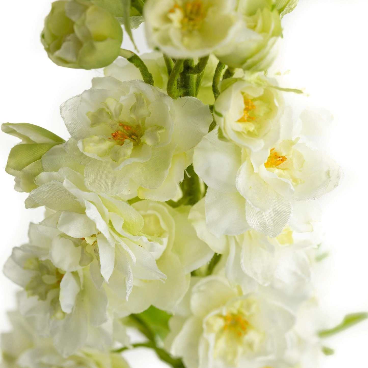 Artificial White Delphinium 49"-xinru shop
