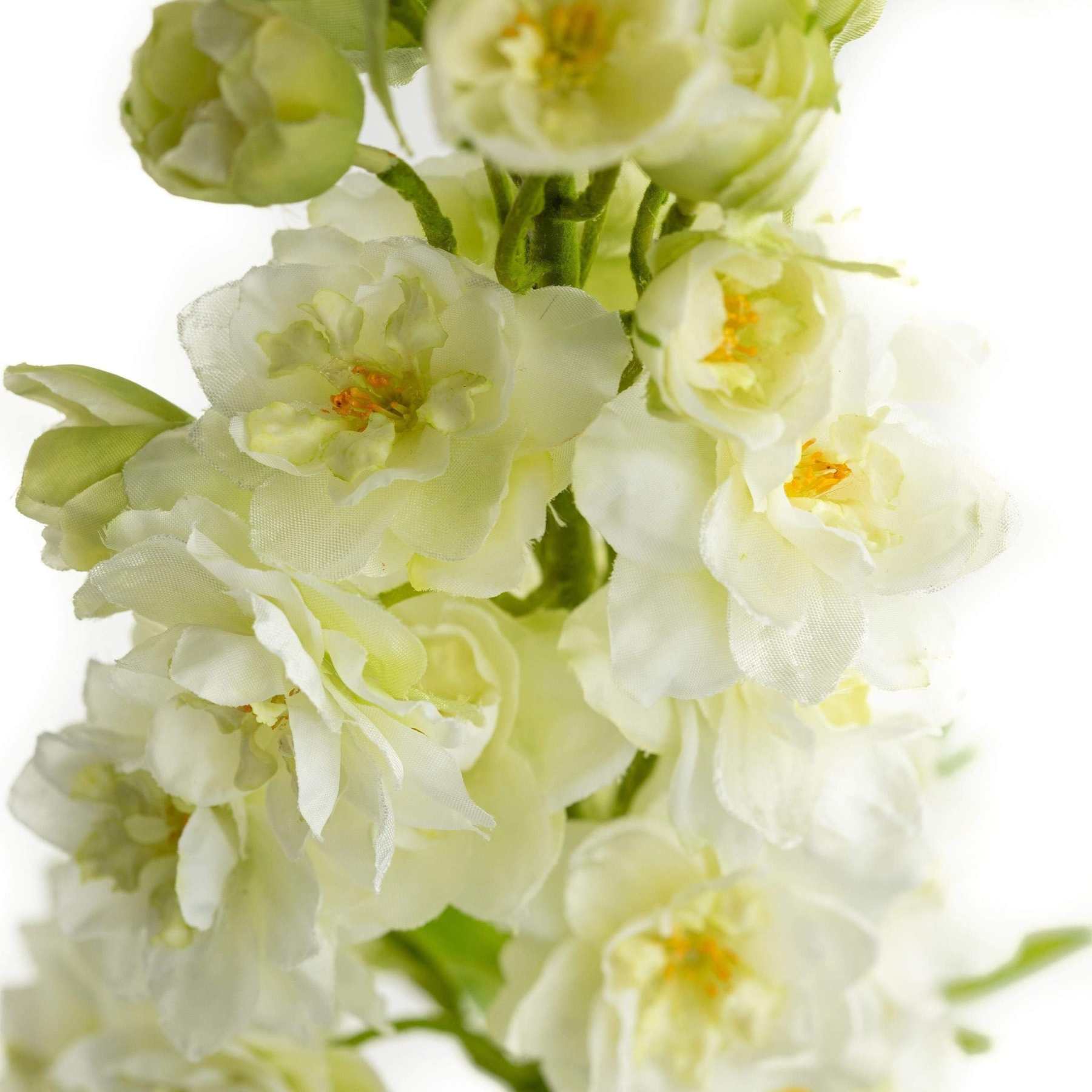 Artificial White Delphinium 49"-xinru shop
