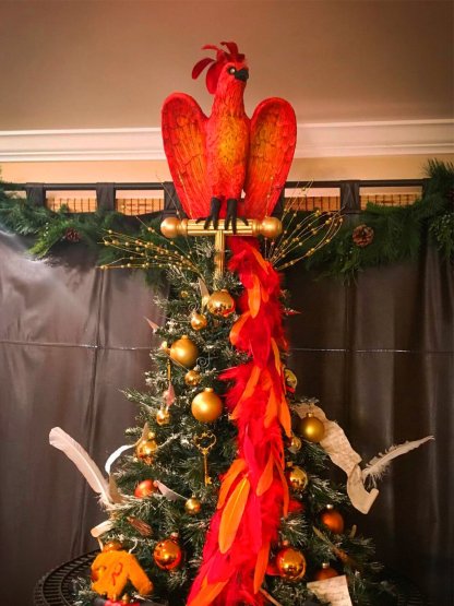 Christmas Phoenix Fawkes Tree Topper decoration-xinru shop