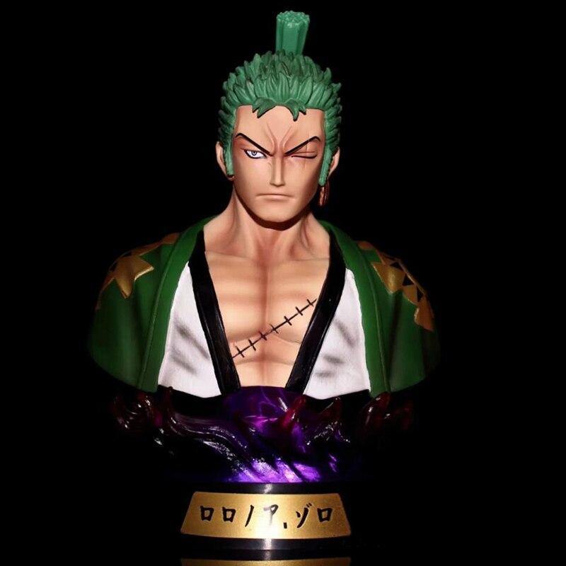 One Piece Luffy Zoro Sanji  Head Bust Portrait Pvc Figure Model Toys-xinru