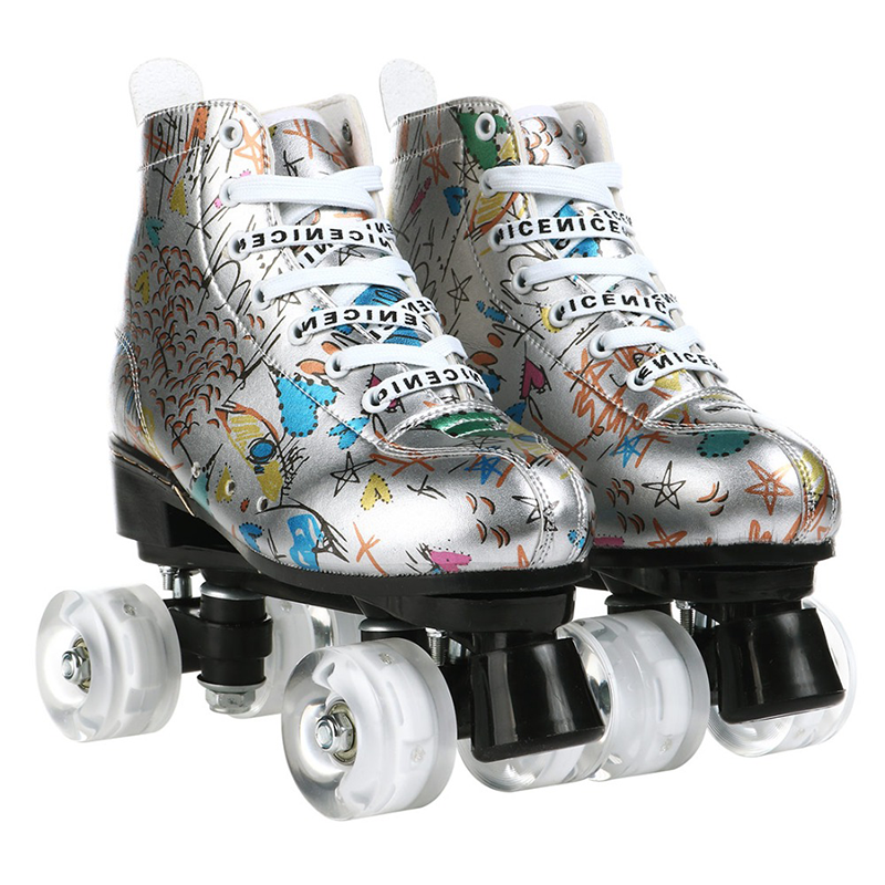 Colorful Graffiti Roller Skates-xinru shop