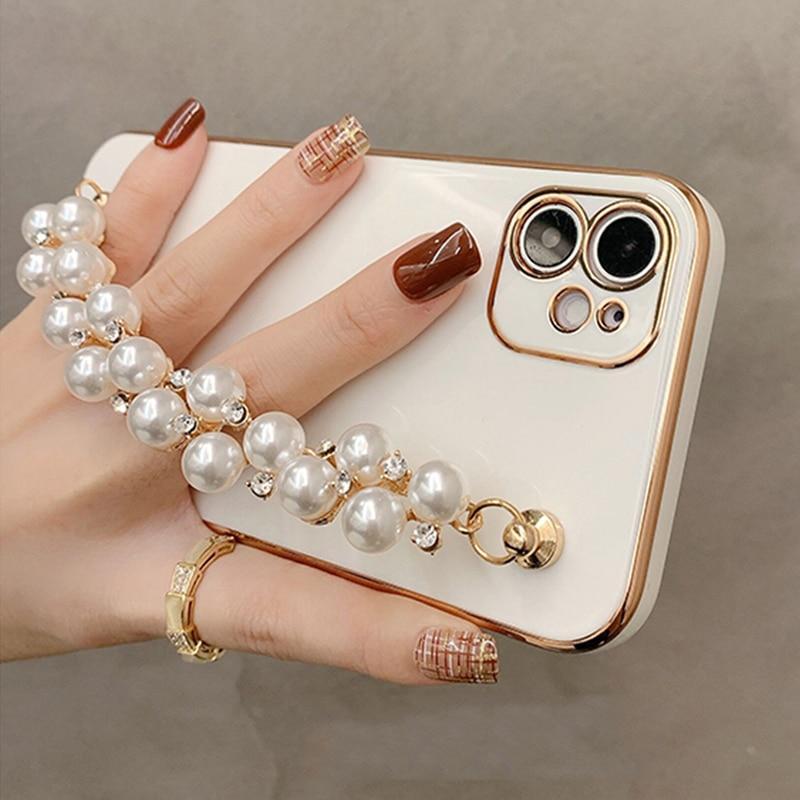 Luxury Pearl Chain Case-xinru