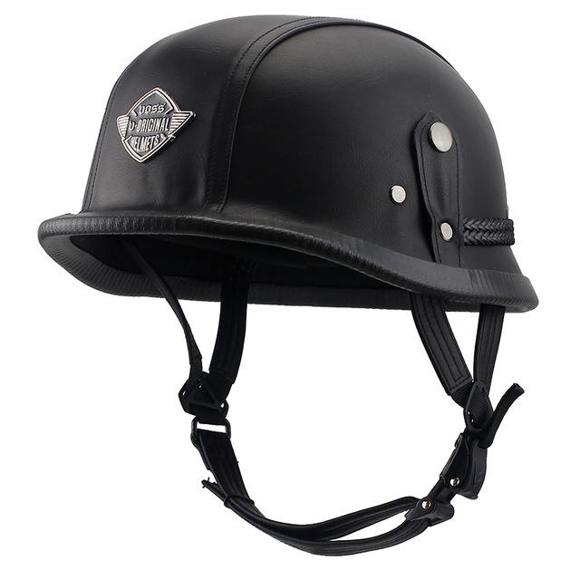 Open Half Helmet German WWII Style Motorcycle Harley Helmet-xinru