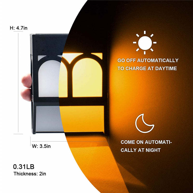 Solar Led Deck Lights Outdoor Waterproof For Garden Fence Post Light-xinru