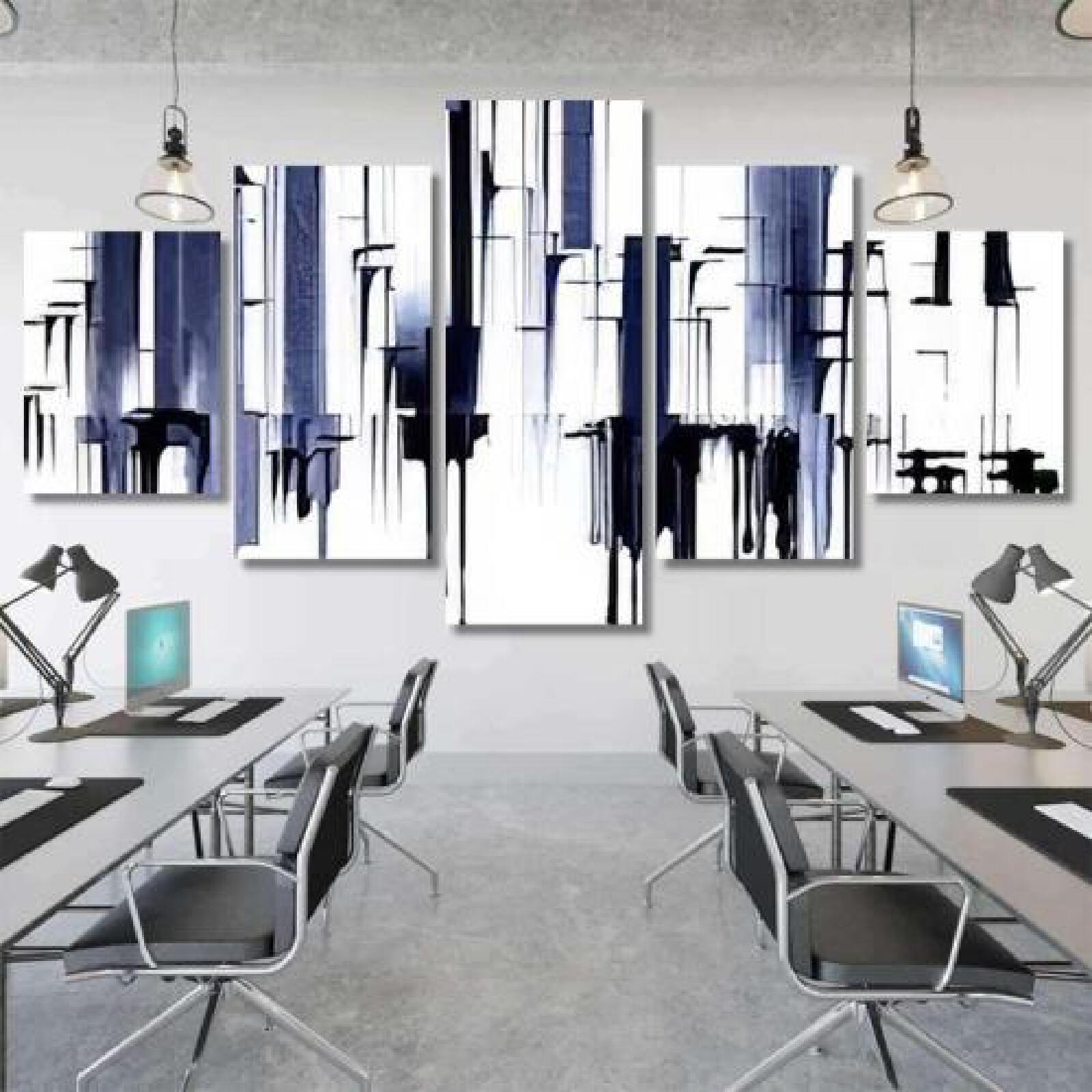 Cityscape Done 1950S Art Inspired Style-xinru shop