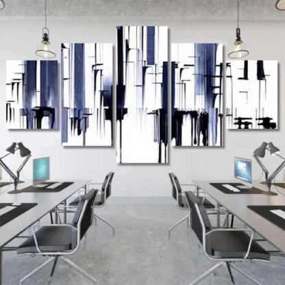 Cityscape Done 1950S Art Inspired Style-xinru shop