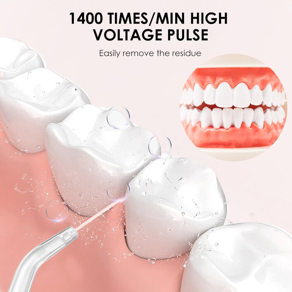 Teeth Whitening Mini Ultrasonic Smart Oral Irrigator Flosser-xinru