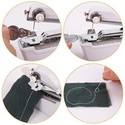 Handheld Sewing Machine Cordless Portable Electric Stitching Device-xinru