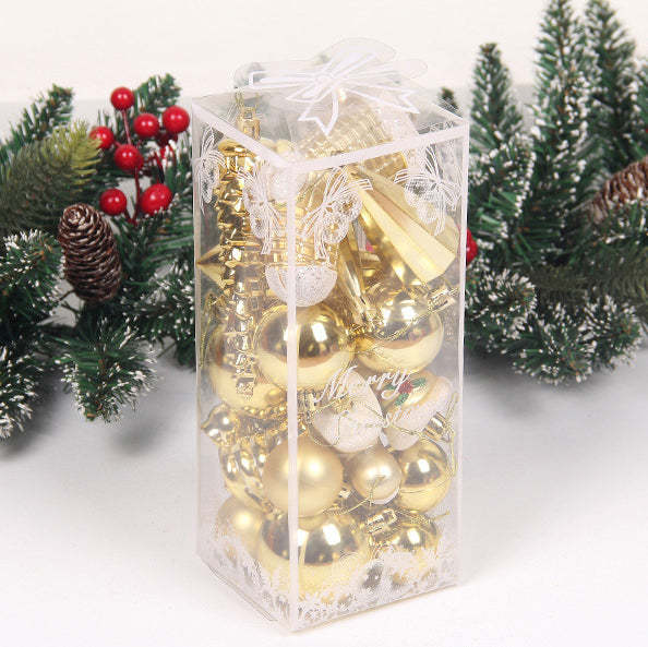 Nostalgic Painted Christmas Tree Ornaments, Set of 27-xinru shop