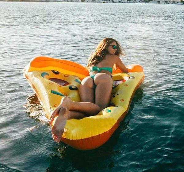 Giant Inflatable Pizza Slice Float Raft-xinru
