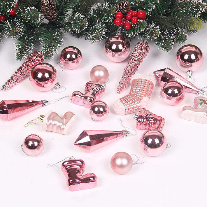 Nostalgic Painted Christmas Tree Ornaments, Set of 27-xinru shop