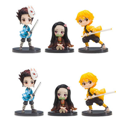 Demon Slayer Action Figure Kimetsu Giyuu Inosuke Tanjirou Nezuko Zenits-xinru