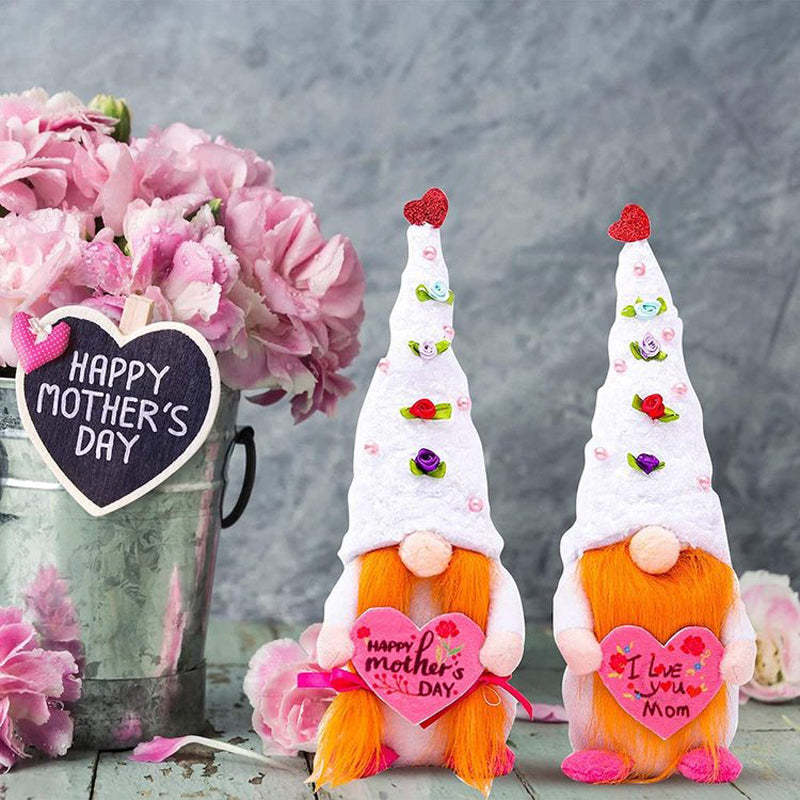 White Hat Mother's Day Gnome-xinru