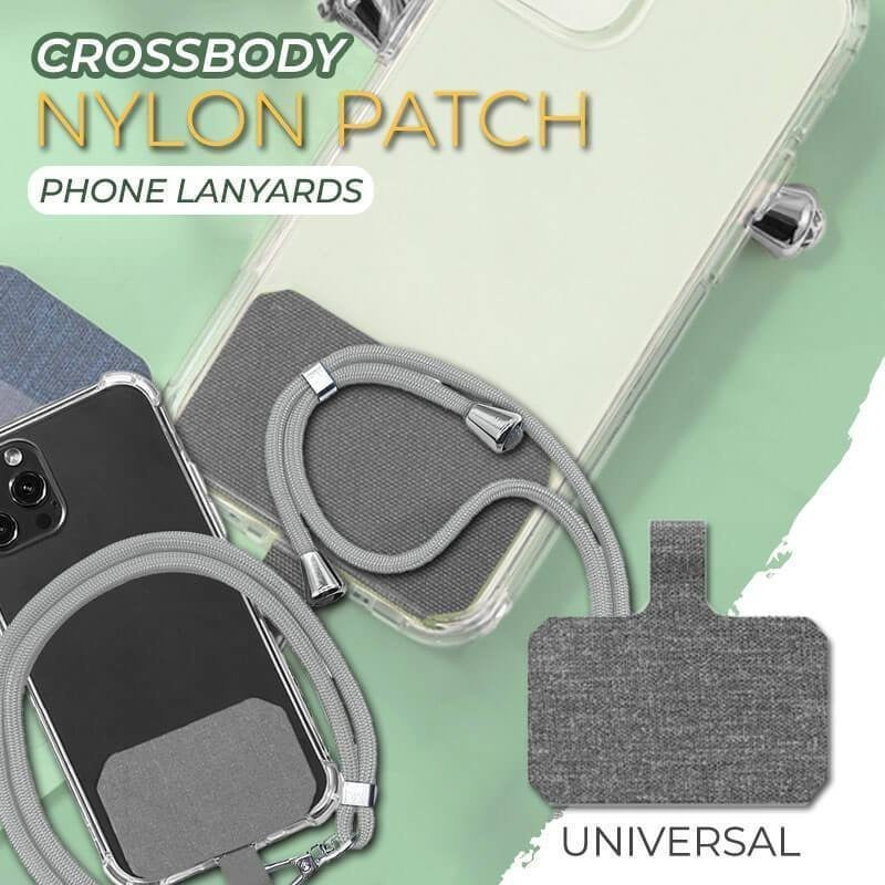Universal Crossbody Nylon Patch Phone Lanyards-xinru