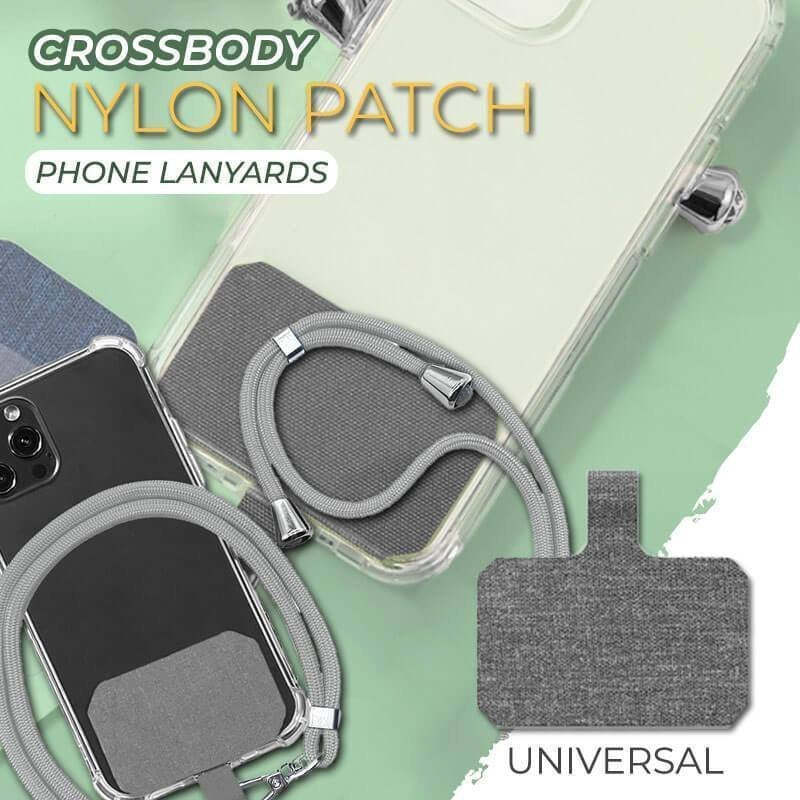 Universal Crossbody Nylon Patch Phone Lanyards-xinru