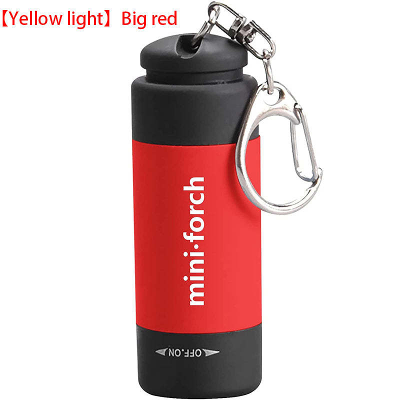 Mini Keychain Bag Torch USB Rechargeable LED Light Flashlight Lamp Waterproof-xinru