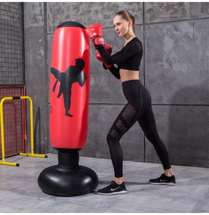 Fitness Inflatable Vertical Boxing Column Thickened 1.6 Meters High-xinru shop
