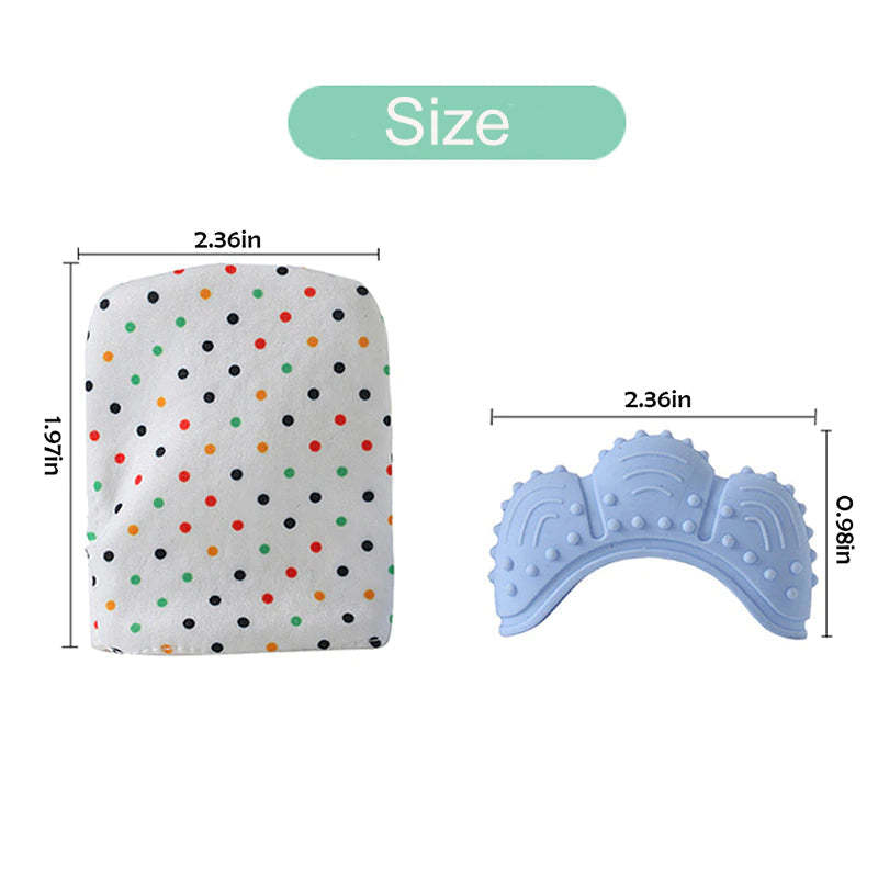 Baby Silicone Teether Mittens For Newborn Grind The Teeth-xinru
