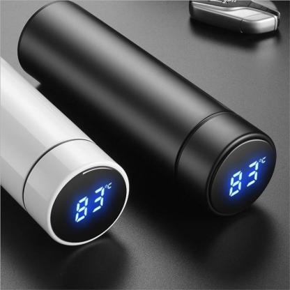 Intelligent Insulated Thermos Bottle with Temperature Display-xinru
