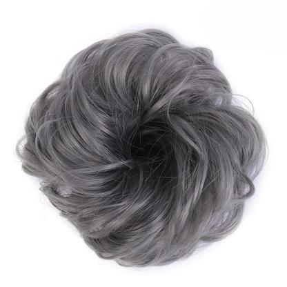Natural Look Synthetic Messy Hair Bun Scrunchie Extension-xinru