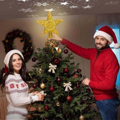 Christmas Tree Topper Projector Christmas Decorations for Tree-xinru shop