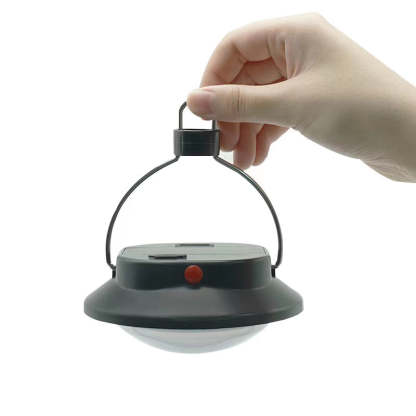 Outdoor LED Camping Lantern Light with Lampshade Circle-xinru