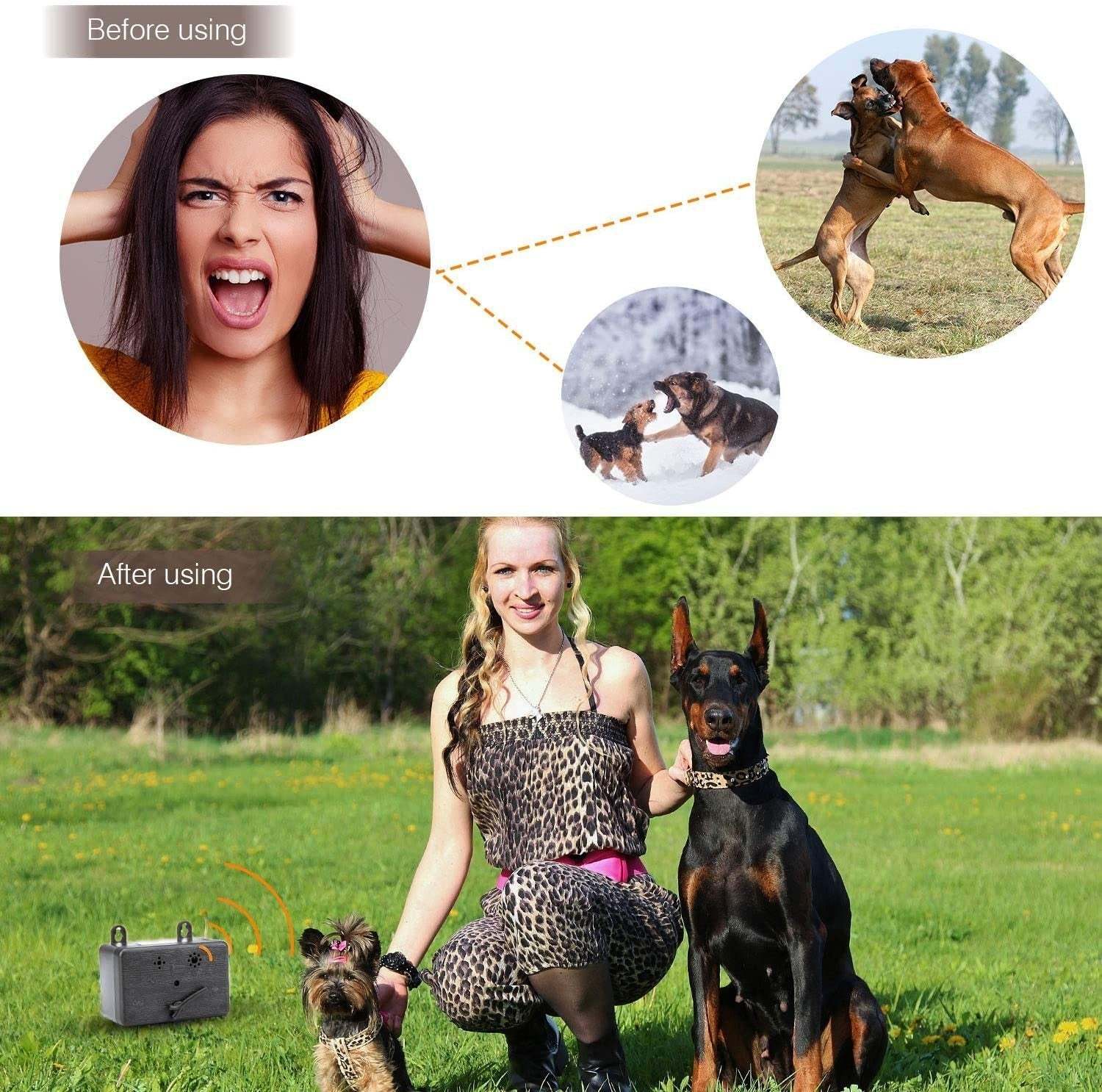 Mini Ultrasonic Anti Barking Device For Dogs-xinru