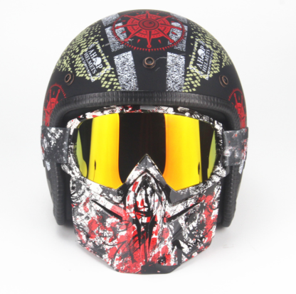 Skeleton Half Helmet-xinru shop
