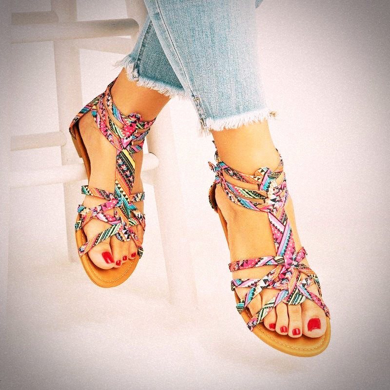 Lady Casual Bohemia Soft Sandals-xinru