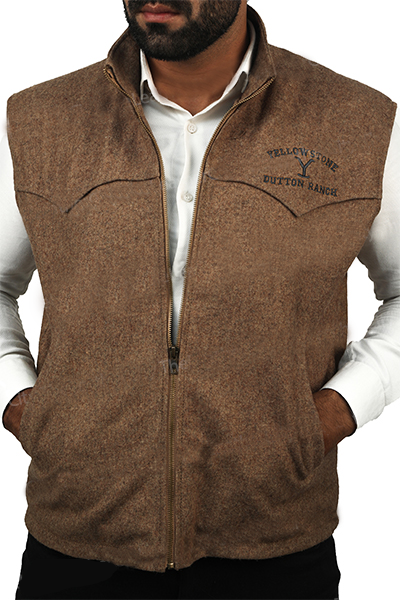 Yellowstone Dutton Ranch Vest Bomber Jacket-xinru shop