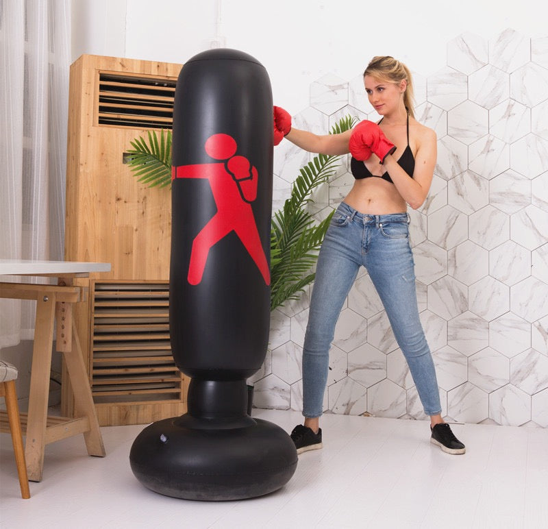 Fitness Inflatable Vertical Boxing Column Thickened 1.6 Meters High-xinru shop