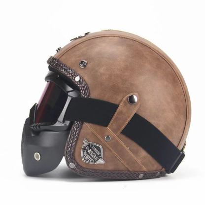 Leather Helmet -6-xinru shop