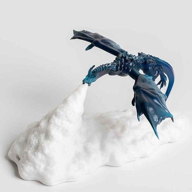 Fire Dragon 3D Printing LED Light Night Light Mood Soft Light-xinru