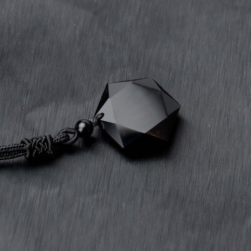 Tibetan Black Obsidian Amulet-xinru shop