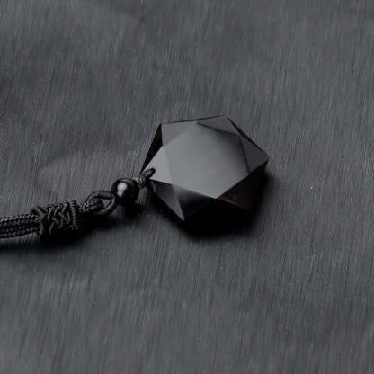 Tibetan Black Obsidian Amulet-xinru shop