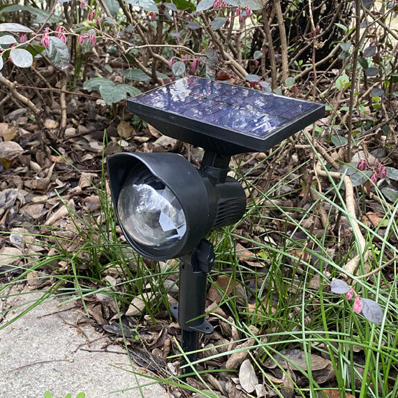 Solar Rotating Color Projection LED Outdoor Garden Lawn Light-xinru