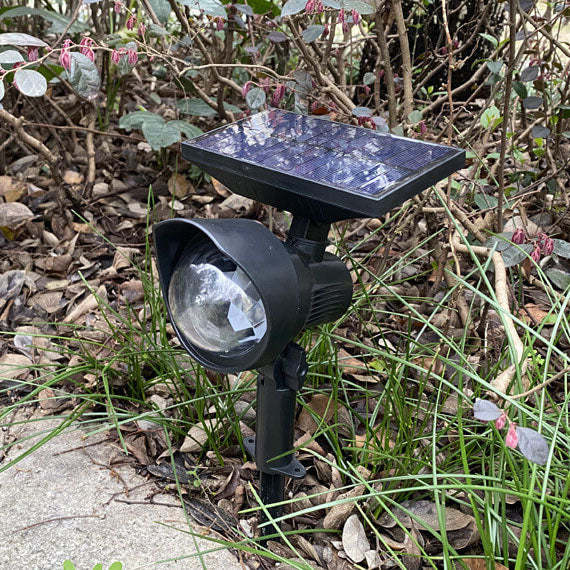 Solar Rotating Color Projection LED Outdoor Garden Lawn Light-xinru