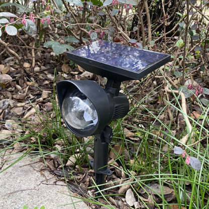 Solar Rotating Color Projection LED Outdoor Garden Lawn Light-xinru