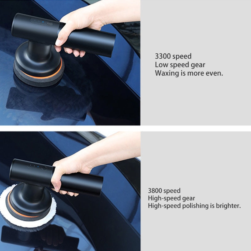 Car Wireless Polisher Waxing Machine 2 Gear Adjustable Speed-xinru