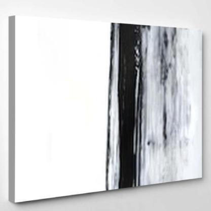 Black White Abstract Art Painting-xinru shop