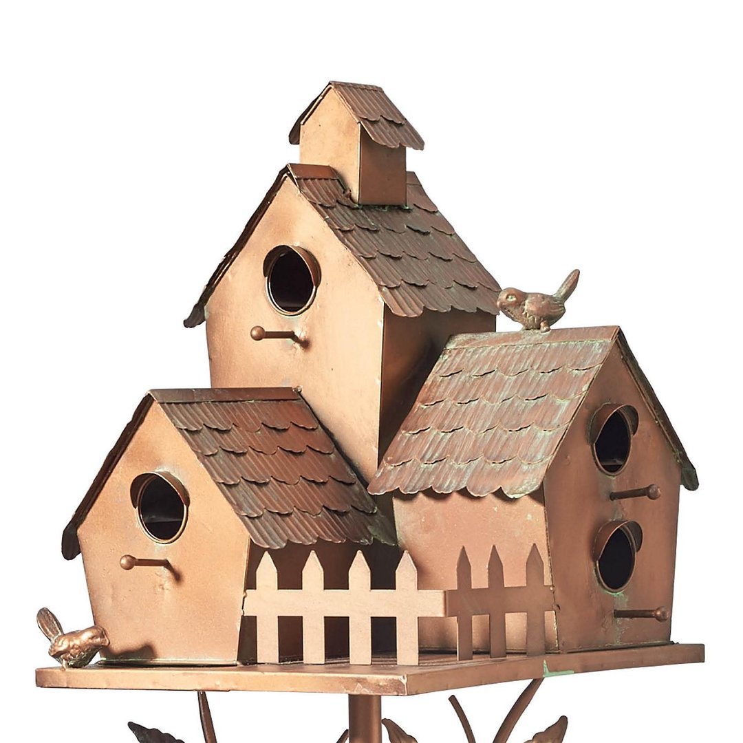 Metal Birdhouse Garden Stakes-xinru