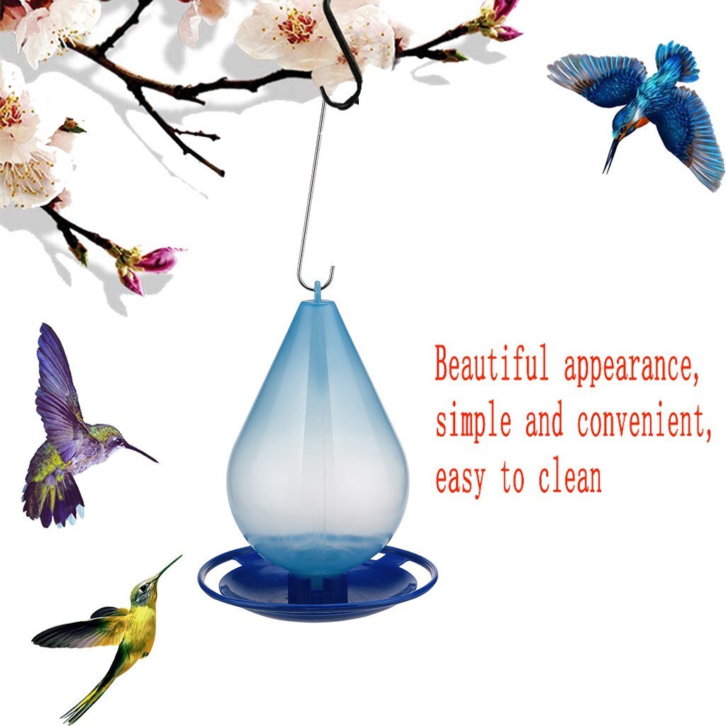 Bird Water Feeder Garden Hanging Wild Birds Drinking Fountain Feeding Device-xinru