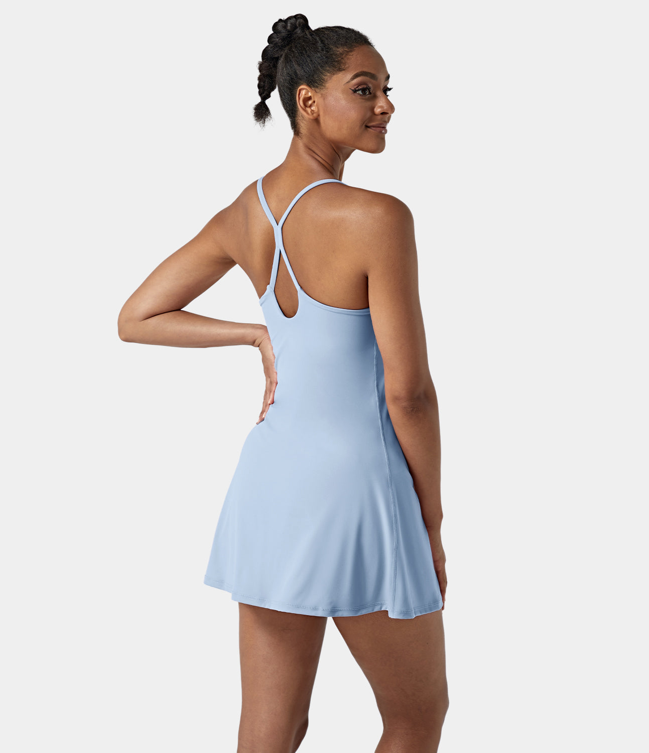 Women's Exercise Workout Dress With Phone Pocket-xinru shop