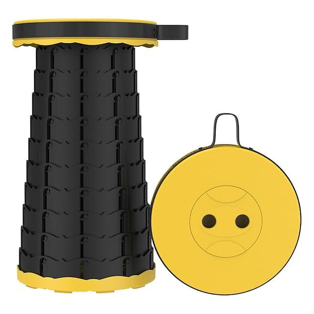 Outdoor Foldable Portable Chairs Fishing Camping Chair BBQ Telescopic Stool-xinru