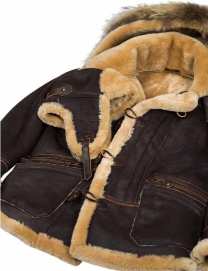 Jacket Pilot From Sheepskin B-7 Arctic Parka Art.208-xinru shop
