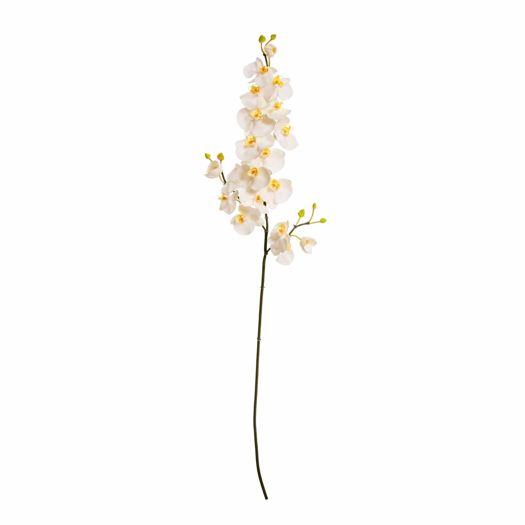 Artificial White Spray Orchid Phalaenopsis 42"-xinru shop