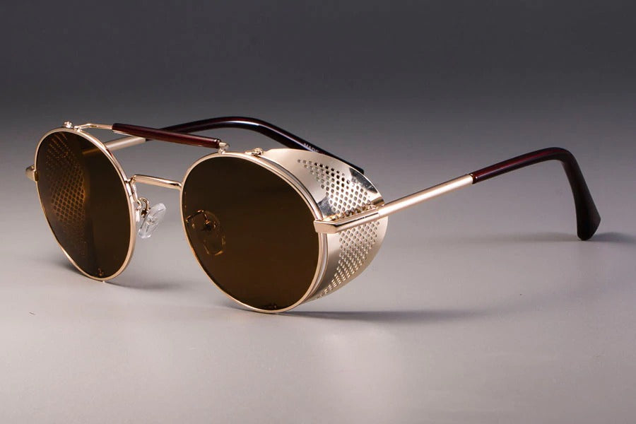 UV Blocking Steampunk Sunglasses-xinru