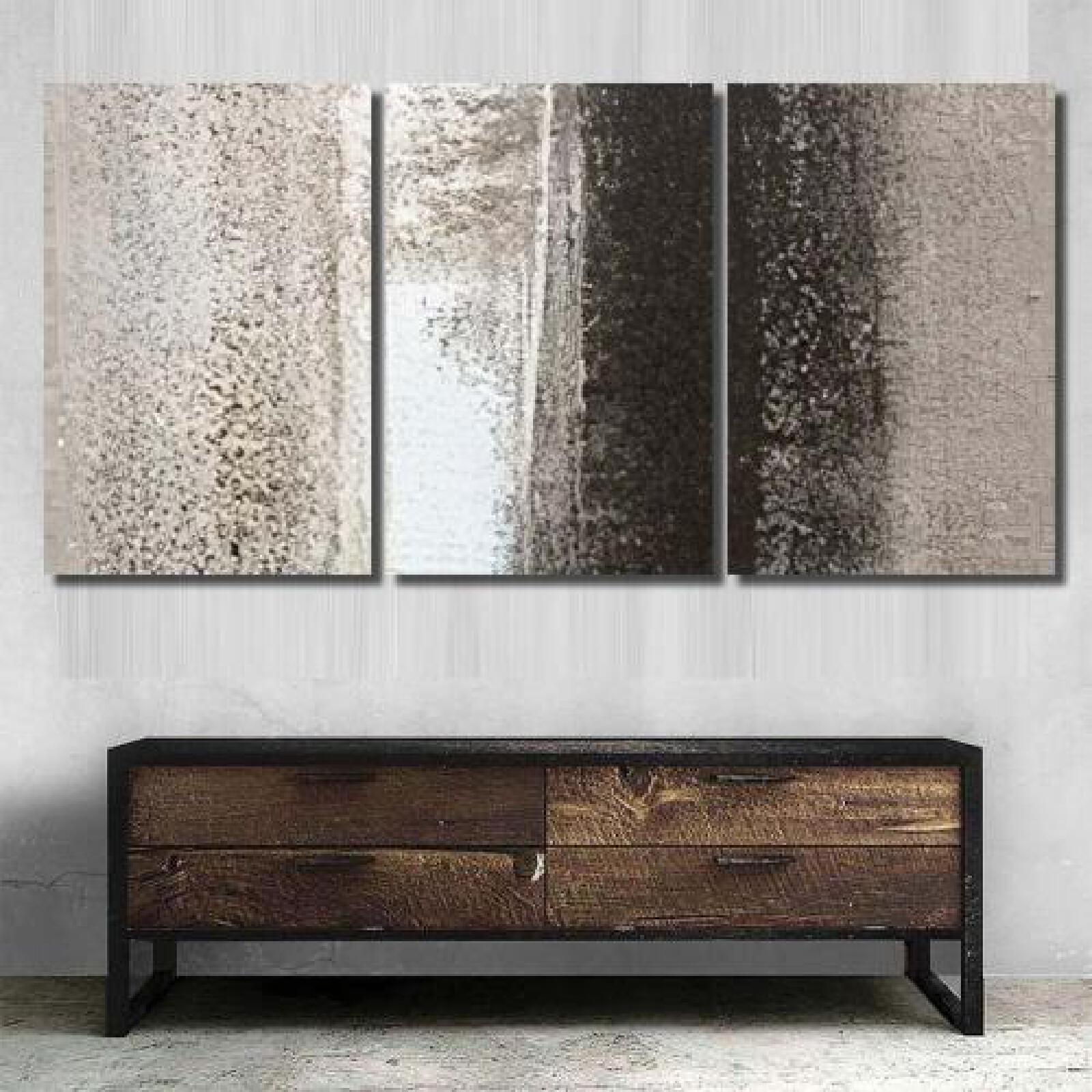 Brown Beige Abstract Art-xinru shop