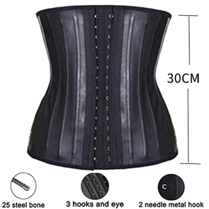 Latex Waist Trainer Corset Belly Slim Belt Body Shape-xinru