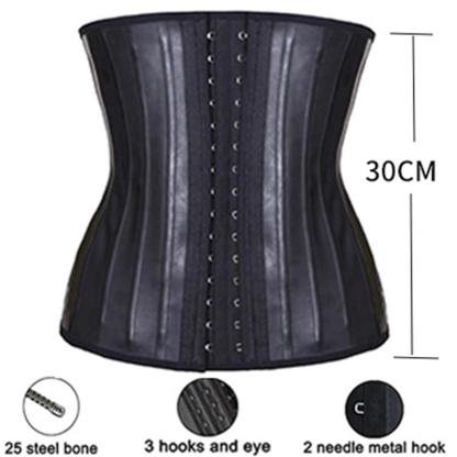 Latex Waist Trainer Corset Belly Slim Belt Body Shape-xinru